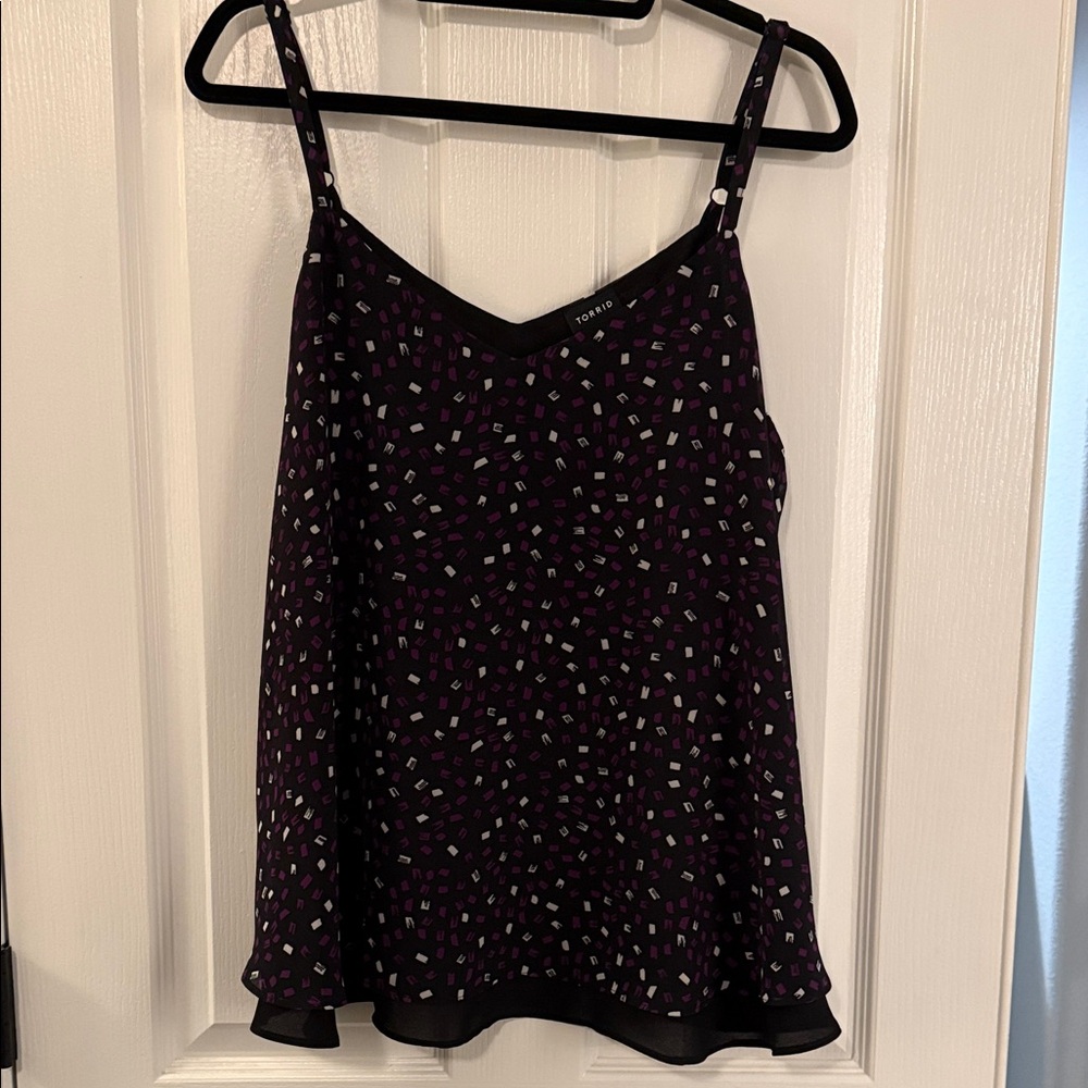 Torrid Sophie Chiffon swing cami